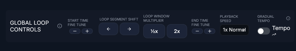 YouTube on repeat - Global loop controls, fine tuning, and speed changing